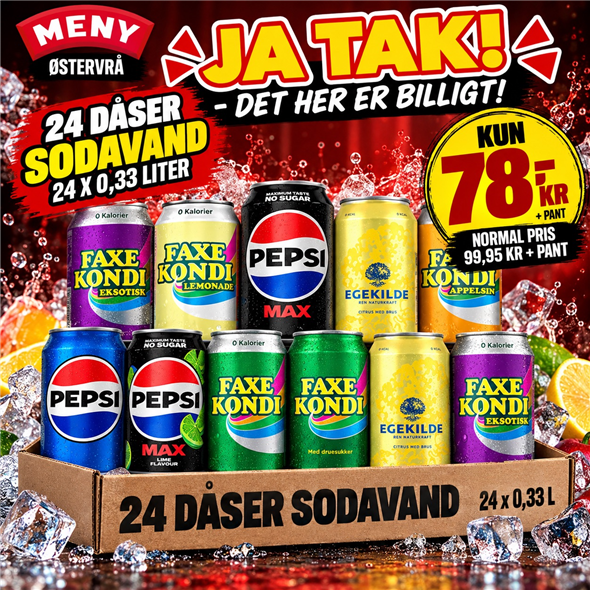 24 DÅSER SODAVAND