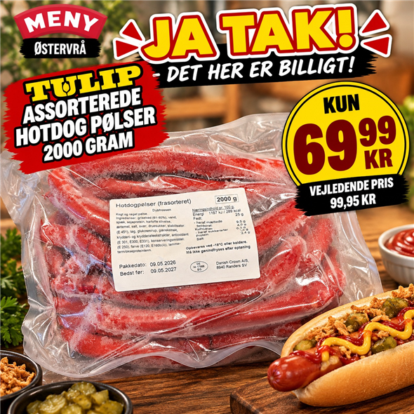 Hotdog pølser