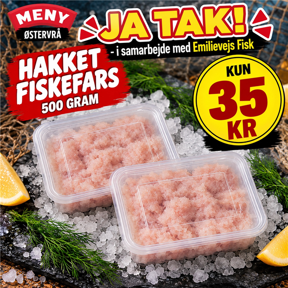 Hakket fiskefars
